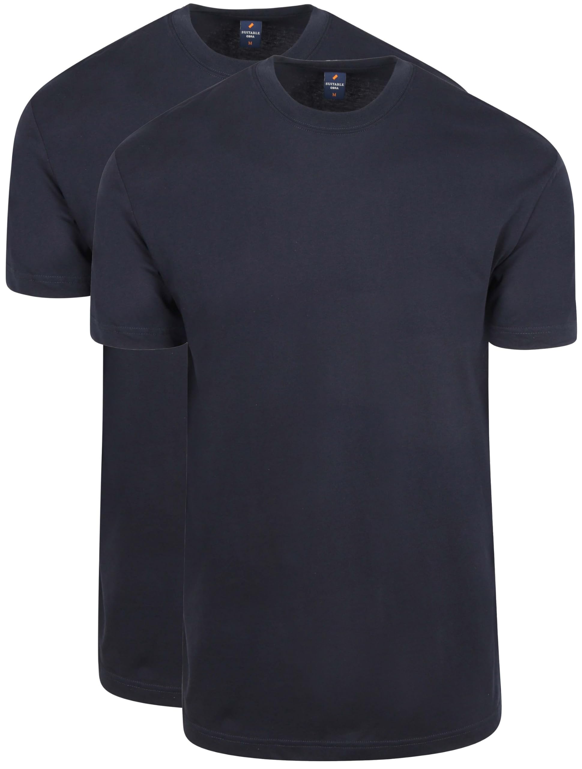 Suitable Obra T-Shirt High Round Neck 2-Pack