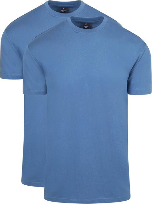 Suitable Obra T-Shirt High Round Neck 2-Pack