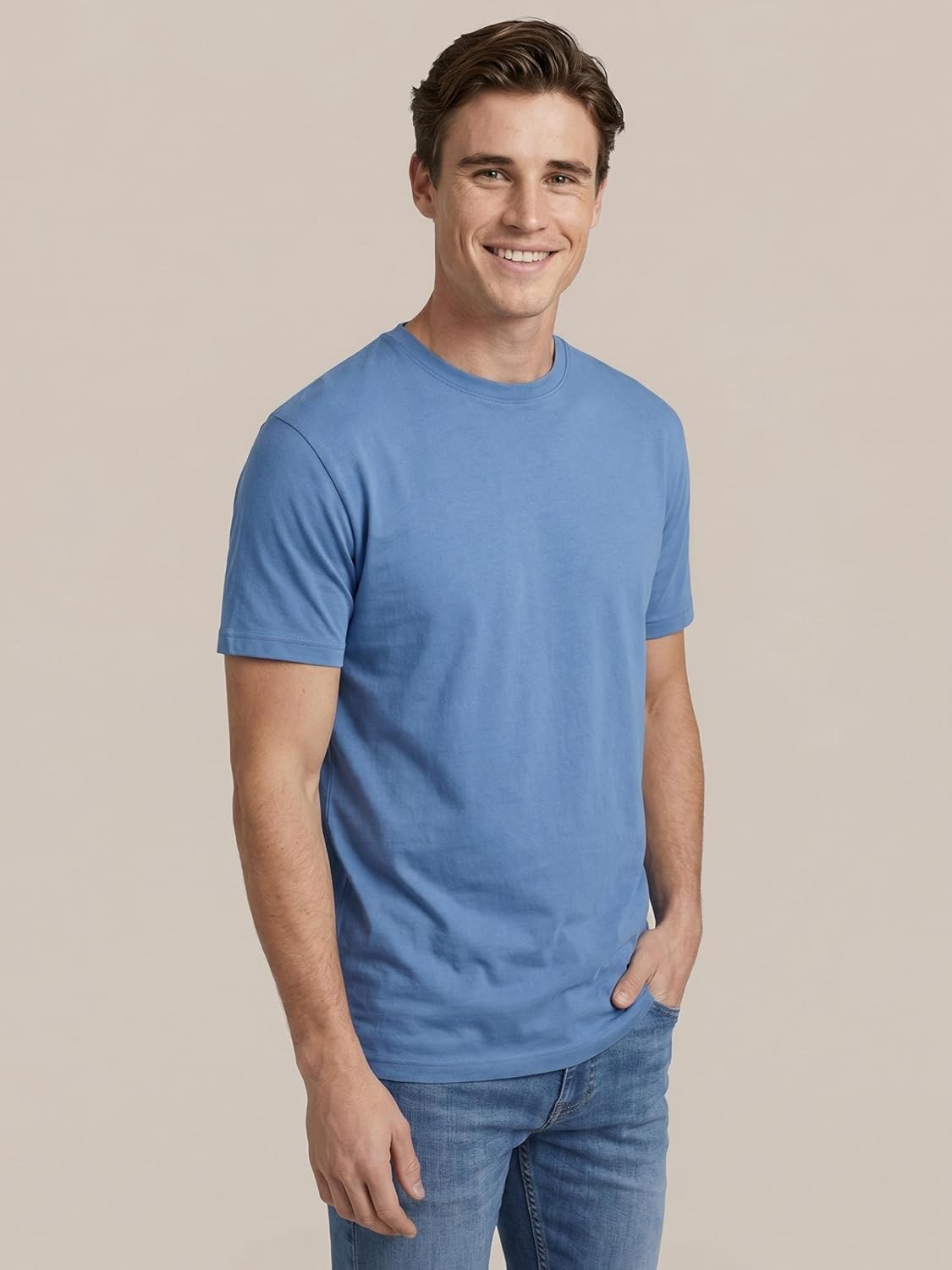 Suitable Obra T-Shirt High Round Neck 2-Pack